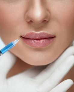 Aumento de labios mediante relleno con ácido hialurónico