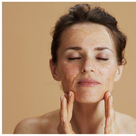 Peeling facial en oliva